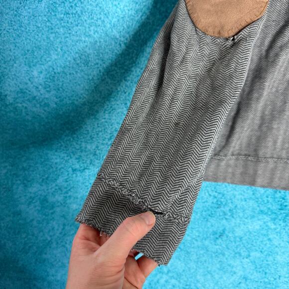 Straight Down Men’s 1/4 Zip Louis Martini Sweatshirt – Size L – Gray 100% Cotton - Picture 5 of 16